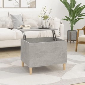 Tavolino Salotto Grigio Cemento 60x44,5x45 Cm Legno Multistrato /
