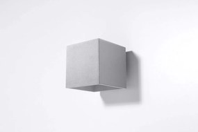 Applique da Parete in Alluminio  QUAD 1 G9 Grigia da Interno