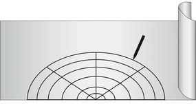 Tappetino antiscivolo bianco per cassetti, 150 x 50 cm - Wenko