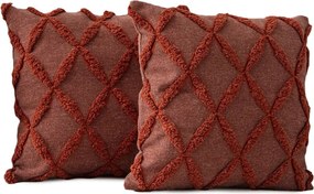 Federe decorative in set 2 pz 43x43 cm Tuffet – Mioli Decor