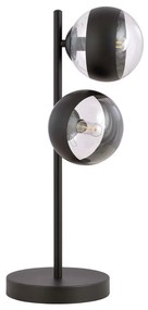 Lampade Da Scrivania Minimal Durga Acciaio Nero 2 Luci E14 Ip20