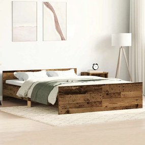 Giroletto Senza Materasso Legno Antico 140x200cm İn Truciolato /