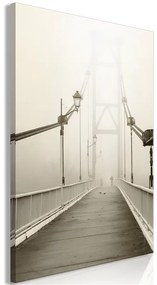 Quadro Bridge in the Fog (1 Part) Vertical