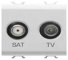 PRESA TV SAT 2M BIANCO