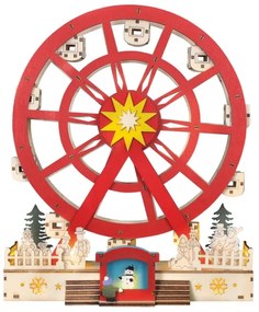 Solight 1v277 - Decorazione natalizia LED LED/2xAA/bianco caldo giostra