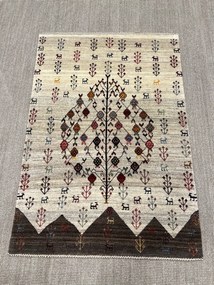 Loribaft Tappeto persiano 100x150 Beige (Iran) Annodato A Mano