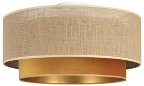 Plafoniera SARTA 1xE27/60W/230V Ø 45 cm rame/iuta