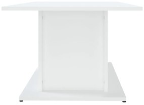 Tavolino da Salotto Bianco 102x55,5x40 cm in Truciolato