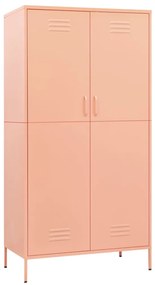 Armadio rosa 90x50x180 cm in acciaio