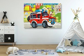 Quadro su tela – Macchinina sulla strada