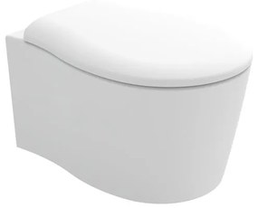 Vaso WC sospeso OLYMPIA CERAMICA soft, sedile incluso P 55 x L 36 cm