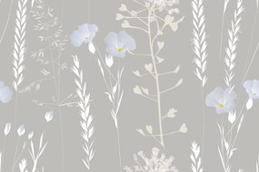 Carta da parati – Prato fiorito bellissimo