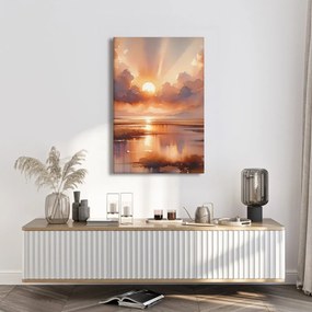 Quadro su tela – Raggi di sole tra le nuvole
