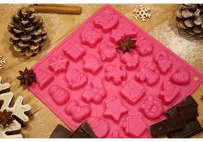 Stampo in silicone per cioccolato TORO, rosa