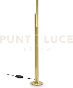 Dorica lampada da terra con dimmer led 3000k 66w  7950 lm h.190cm o...