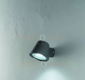 Applique da esterni malta antracite 1 luce attacco gu10 ip65 h.10cm