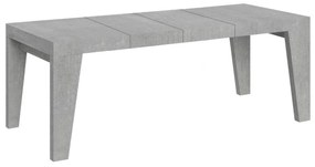 Tavolo allungabile Naxy Premium in diverse finiture e dimensioni, Cemento / 90x180/284 cm