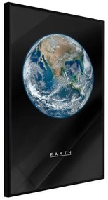 Poster  The Solar System: Earth  Cornice Quadri Cornice nera, Larghezza x Altezza Home decor 40x60