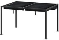 Gazebo 4x3 m grafite e ardesia Zalya