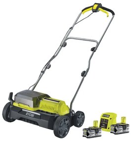 Scarificatore e arieggiatore a batteria RYOBI larghezza di lavoro 35 cm, batteria inclusa