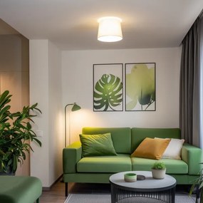 Brilagi - Plafoniera LED CERIA 1xE27/40W/230V Ø 30 cm beige