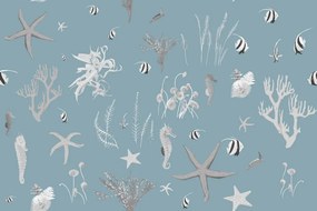 Carta da parati – Vita sotto la superficie del mare