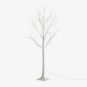 Albero di Natale con luci LED Olivia Bianco - Sklum