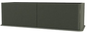 Mobile da bagno sotto lavabo BADEN HAUS Bohemia verde laccato opaco L 144 x H 42 x P 50 cm 2 cassetti, lavabo non incluso