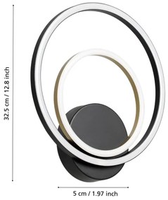 Eglo 390088 - Applique a LED LANACERA LED/12W/230V 3000K + 4xLED/2,1W