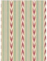 Mulberry Home Carta da parati Newport Stripe - Red/ Green