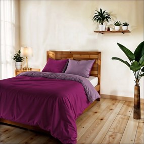 Parure copripiumino 1 piazza e mezza fucsia lilla Datex