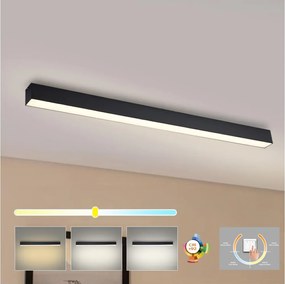 Brilagi - Plafoniera a LED per bagno SLEEKLINE LED/40W/230V nera IP44