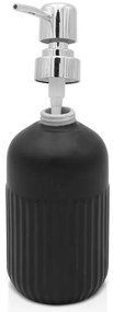 Set completo accessori bagno nero in ceramica Cup