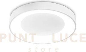 Planet plafoniera led 3000k 15w  1350 lm satinata bianca d.40cm