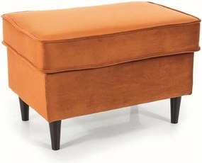 Pouf Ron Velvet cannella – 60x40x43 cm
