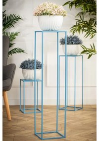 Portafiori 100x24 cm blu