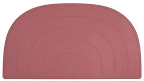 Tovaglietta Rainbow in silicone rosa scuro, 47 x 26 cm - Kindsgut