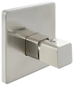 Miscelatore doccia ad incasso in ottone color nichel spazzolato completo di corpo a muro Lotus