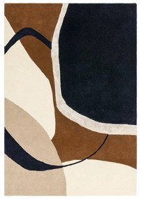 Tappeto in lana tessuto a mano color mattone 160x230 cm Matrix - Asiatic Carpets