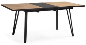 Tavolo da pranzo con piano in rovere 90x140 cm Cleo - Marckeric