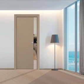 Porta interna scorrevole Mast in legno laccato colore tortora, L 60 x H 210 cm, apertura reversibile