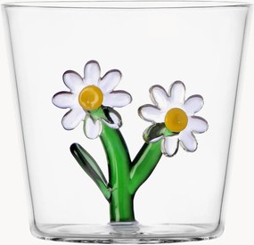 Bicchiere fatto a mano in vetro borosilicato Botanica