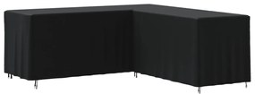 Copertura Per Divano A L Nera 254x254x80 Cm 420d Oxford /