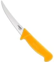 Coltello per Disosso Curvo Lama 13 cm Bufalo S102/13 Manico Giallo