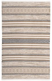 Tappeto beige in cotone lavabile 70x140 cm - Casa Selección