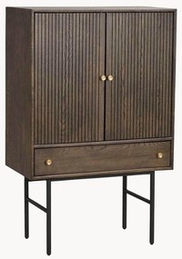 Credenza alta con frontale scanalato Clearbrook