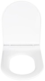 Sedile per wc bianco con chiusura facilitata , 46 x 36 cm Habos - Wenko