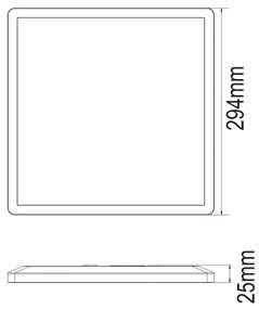 Globo 41563-18W - Plafoniera LED da bagno SAPANA LED/18W/230V IP44