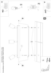 Sollux SL.1293 - Faretto VERDO 3xGU10/10W/230V nero