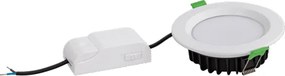 Faro da incasso LED 10W 3in1 IP44 Dimmerabile Foro ø89mm - 109mm Colore Bianco Variabile CCT